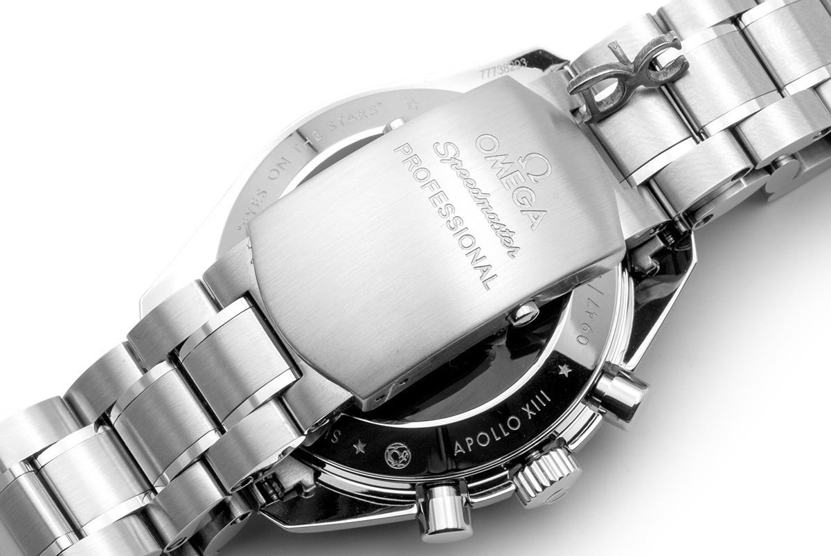 Speedmaster Professional Apollo 13 Silver Snoopy Award on Bracelet