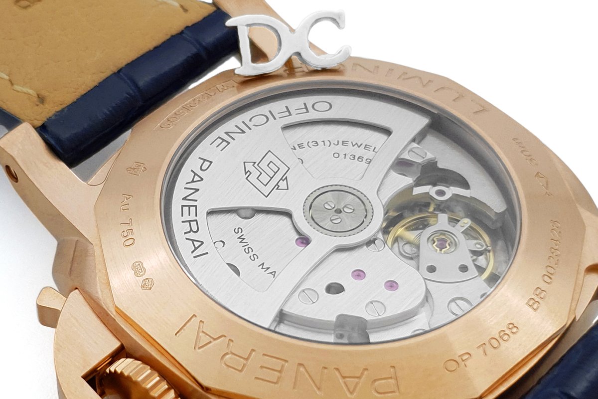 PAM1112 Luminor Marina Goldtech™ Sole Blu 44mm