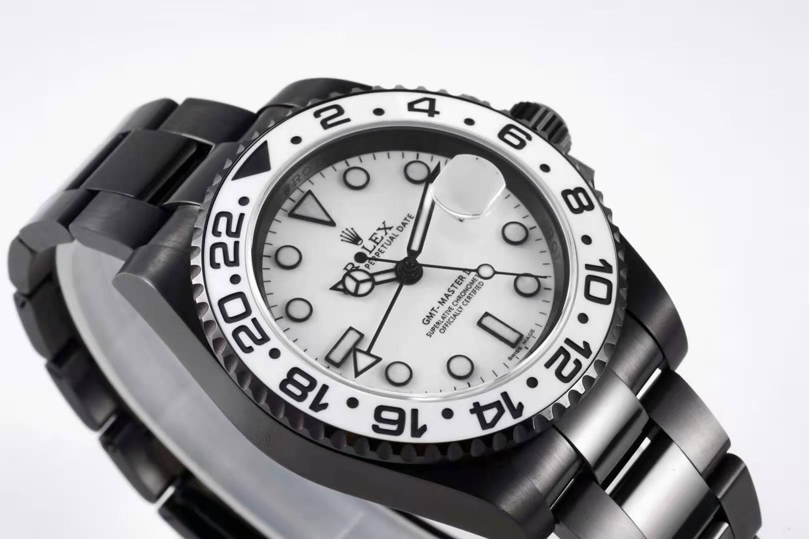 GMT Master II 116710 “Oreo” White Dial in PVD