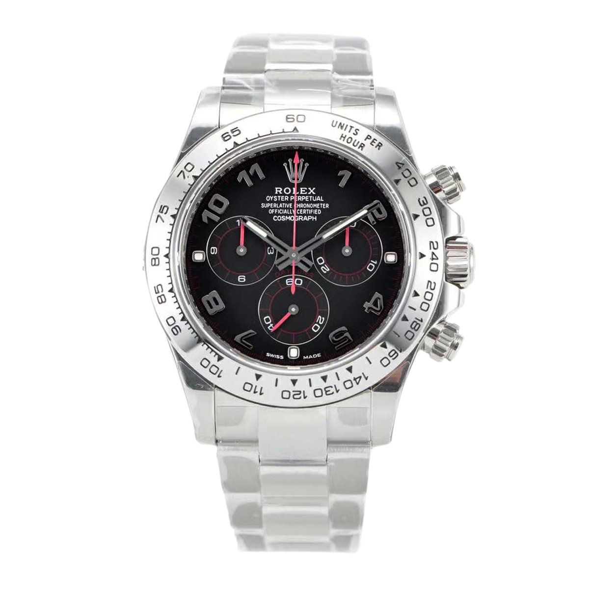 Daytona 116509 Black Dial in White Gold
