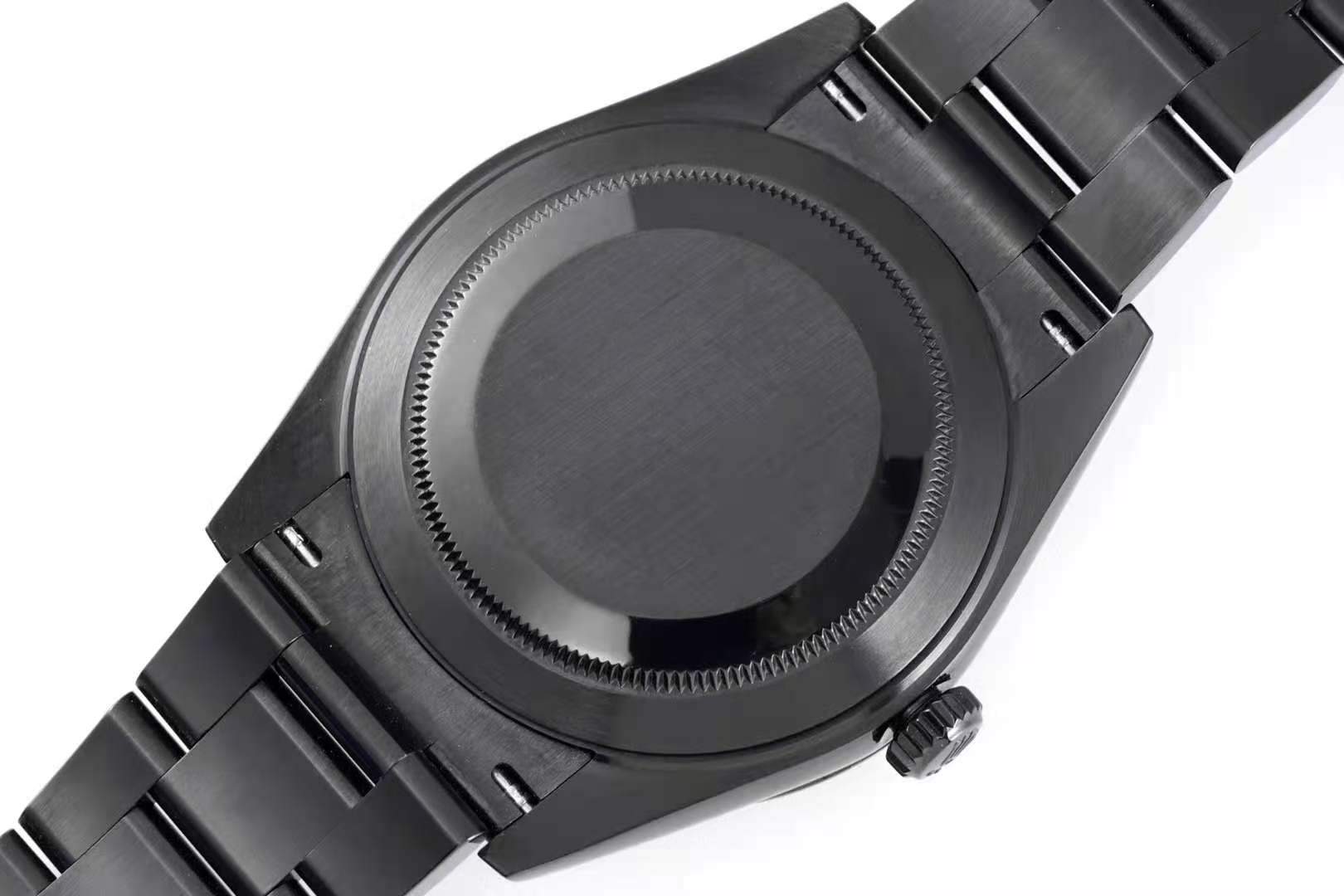 Datejust 41 Black Dial with Stick Markers in PVD Black