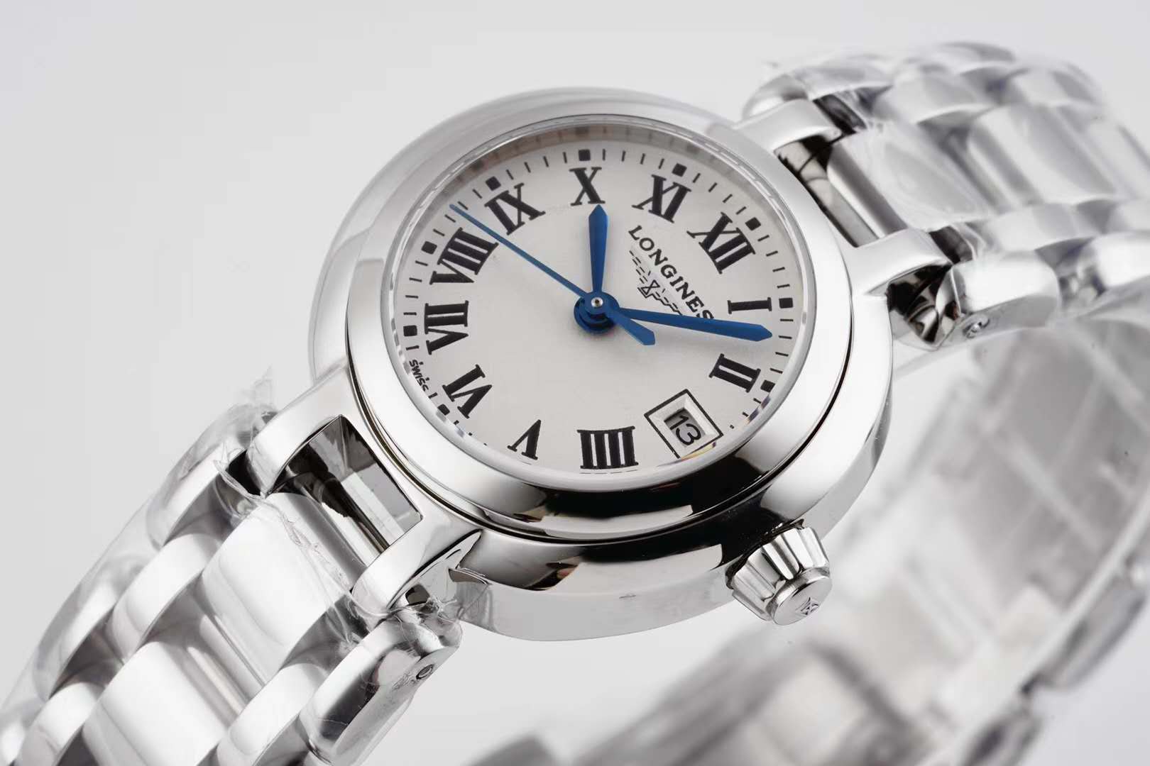 Primaluna White Dial with Roman Markers