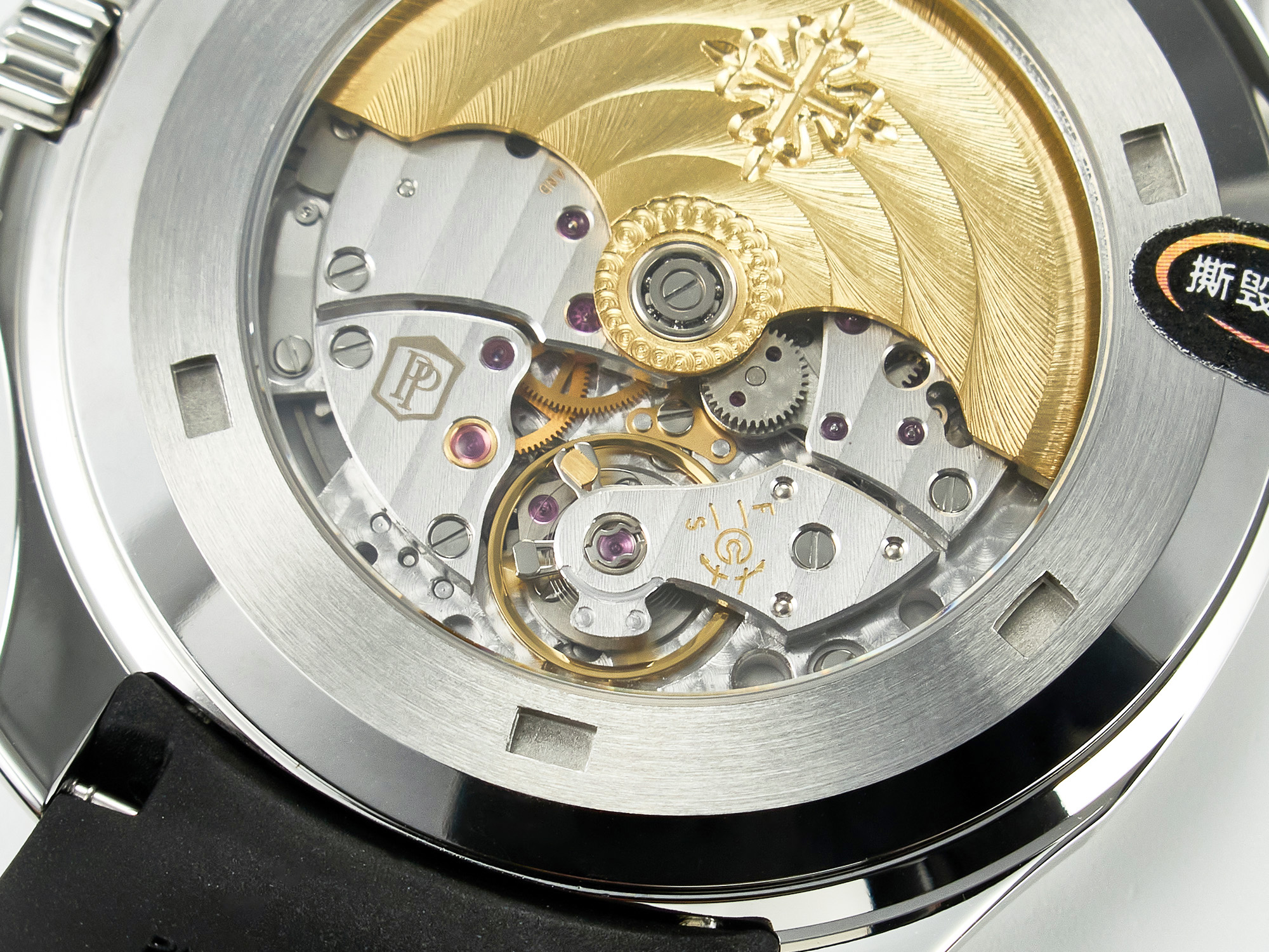 Aquanaut 5167A SS ZF 1:1 Best Edition Black Dial on Black Rubber Strap A324 S*per Clone（New clasp）